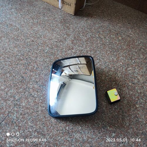 新源B75ECO/C70ECO胶轮式挖掘机 驾驶室倒车镜子总成 原厂后视镜