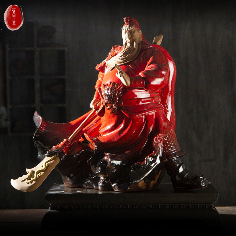 财神爷佛像家居摆件武关