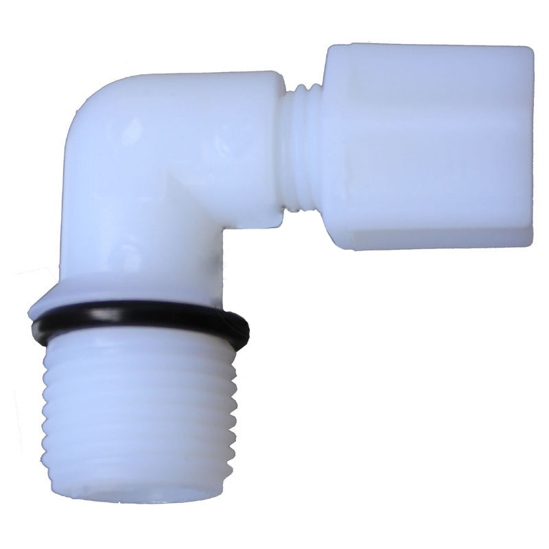 N4046净水器纯水机配件3分外丝转2分弯头增压水泵接头3转2接头