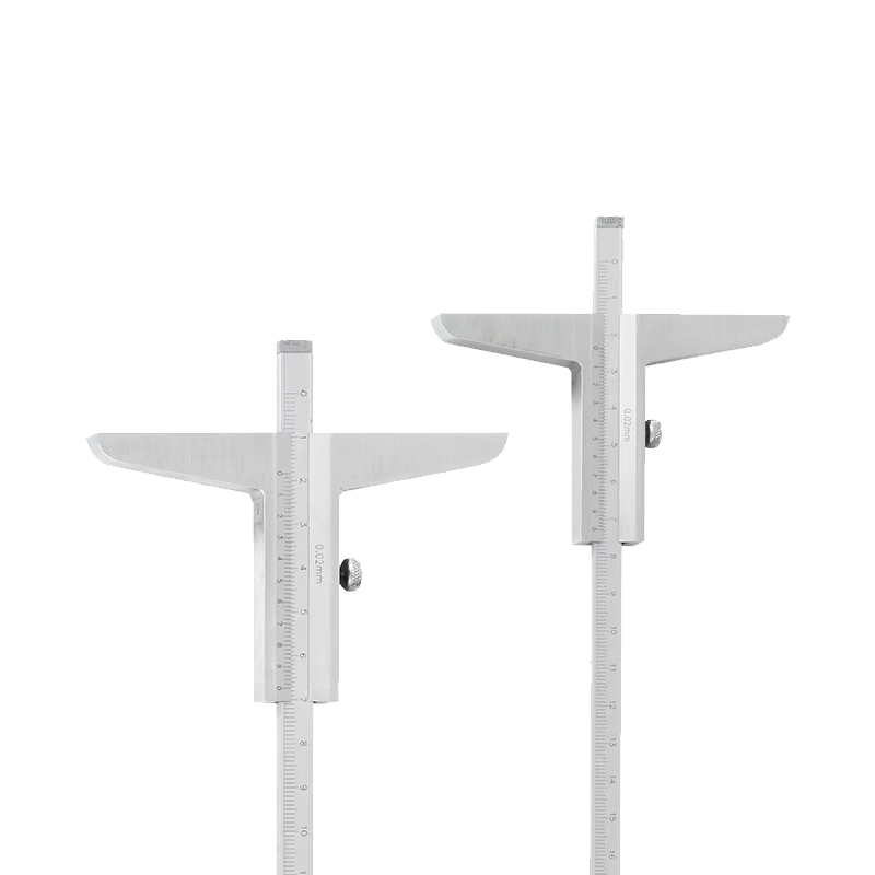 正品上海量带钩深度游标