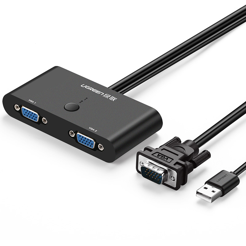 绿联切换器二进一出视频