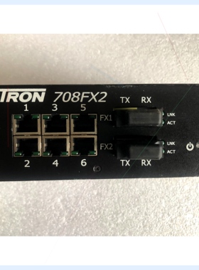 议价恩创 N-TRON 708FX2-SC 交换机 机再拍