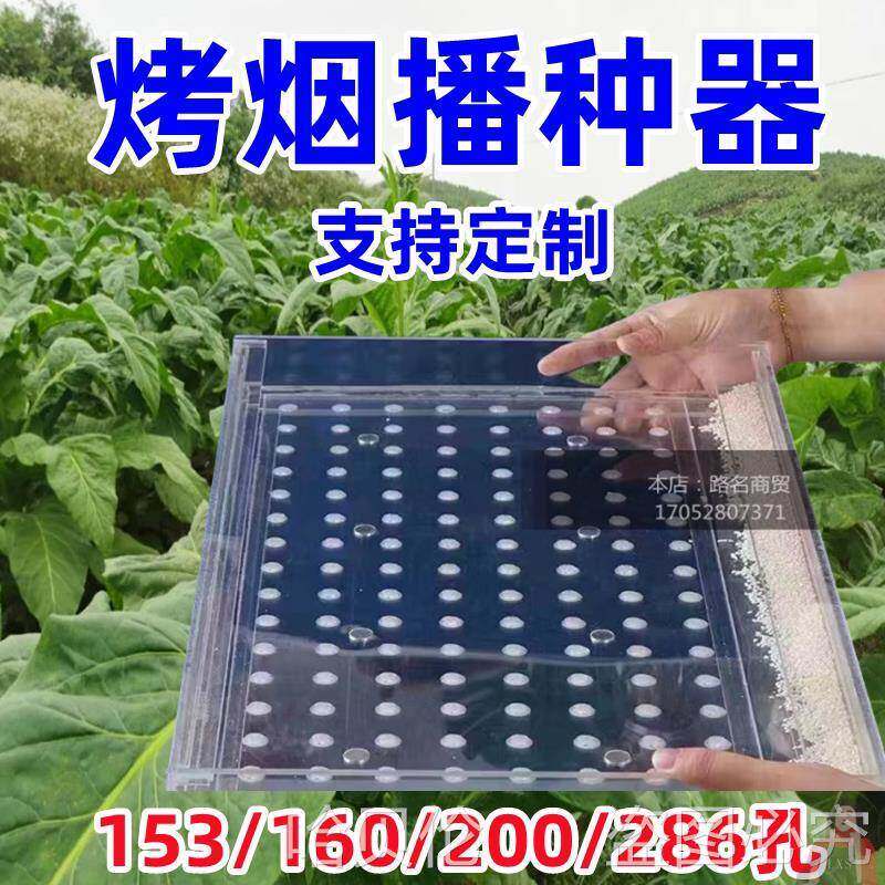 烤烟播种器160/200/286孔包衣种植烤烟专用烟籽圆孔精准点籽浮盘