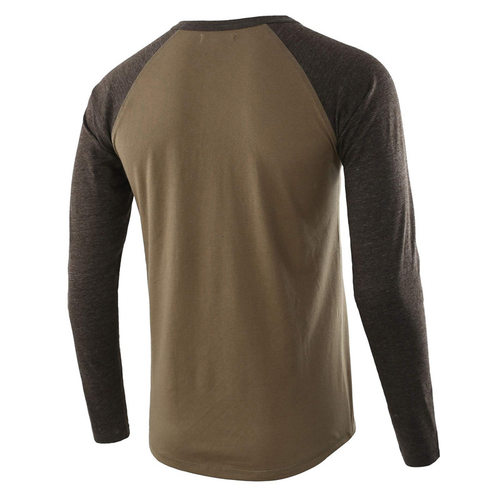 new long-sleeved t-shirt men plus size casual loose t-shirt