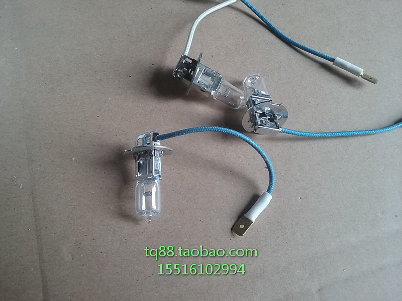 饰品照明汽车灯泡超白光灯泡大灯雾灯H1H3H4H7大灯灯泡轿车龙膜