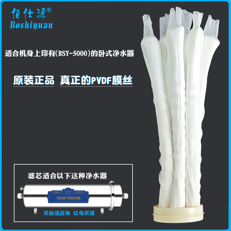 伯仕源中央净水器BSY-5000升滤芯外压卧式不锈钢净水机PVDF超滤膜