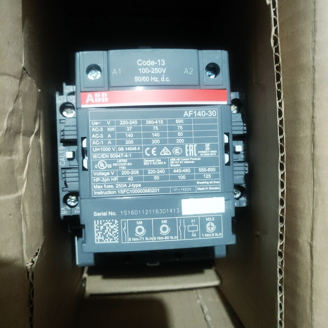 询价ABB AF140-30 AF140-30-22-13 100-250VAC/DC议价