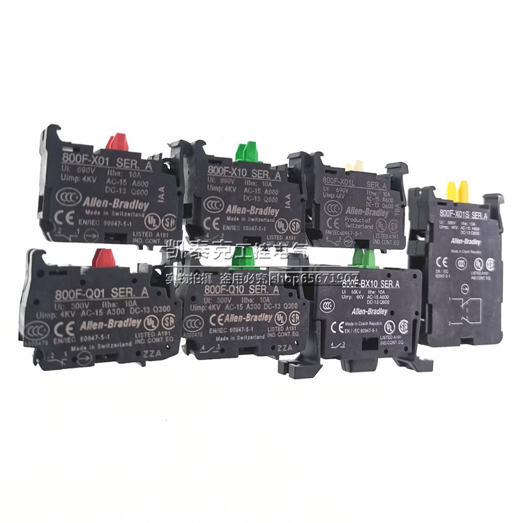 AB罗克韦尔按钮触点800F-X10 800F-X01 800F-Q10 800F-Q01 X01L