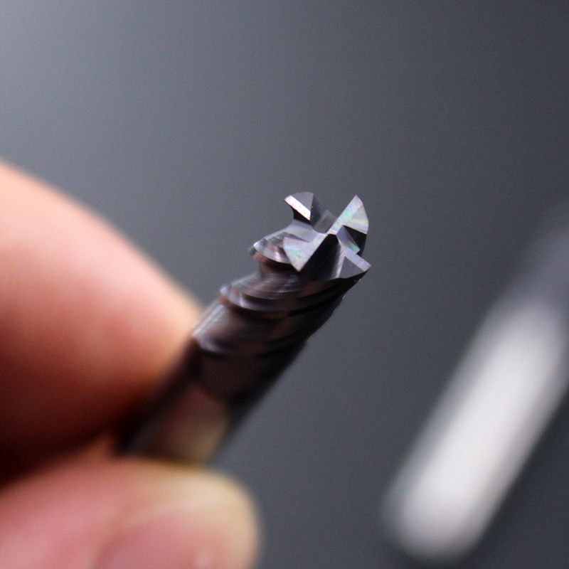 50度钨钢4F刃立铣刀1 1.5 2 2.5 3 3.5 4 5 6*50*75*100钨钢铣刀