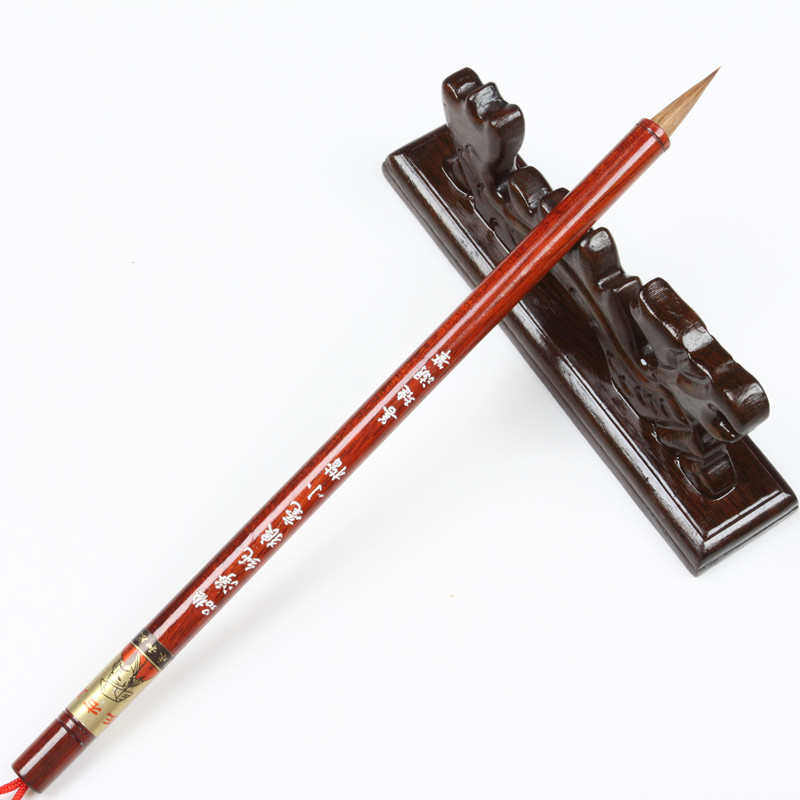 毛笔湖州狼毫王右军牌大楷中楷小楷书法欧体楷书行书草书善琏湖