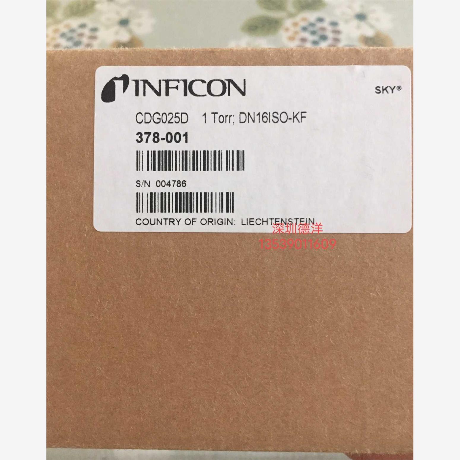 *现货*全新英福康INFICON真空计CDG025D 1 torr DN161SO-KF议价