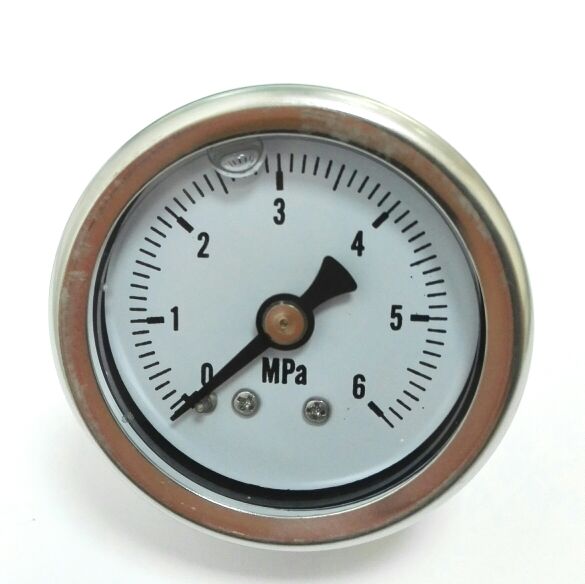 轴向耐震压力表背接口油
