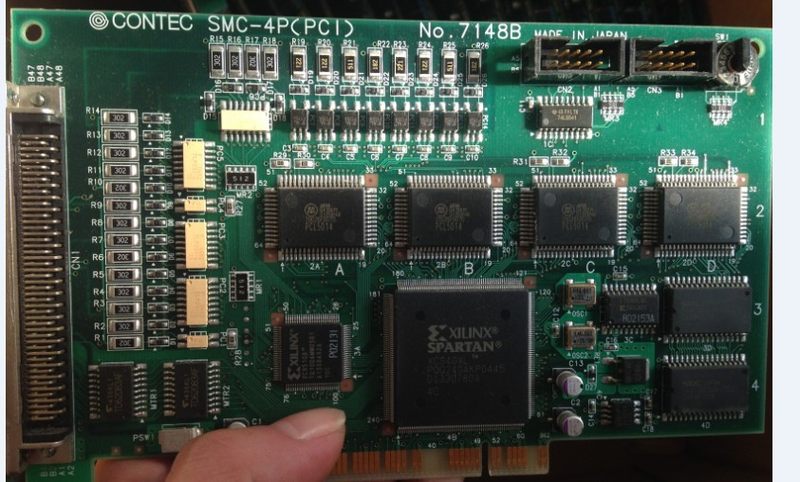 康泰克CONTEC SMC-4P(PCI) 4轴高速步进电机控制板 NO:7148B议价