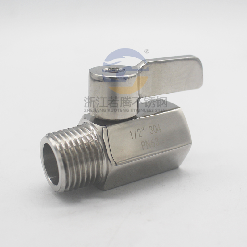 不锈钢迷你球阀内丝小分