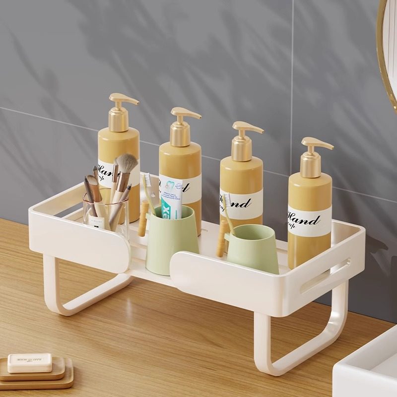 洗手台面桌面整理储物架洗脸池洗漱台浴室置物架双层卫生间收纳架