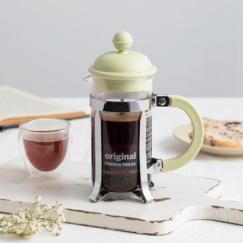 【直播推荐】bodum波顿法压壶350ml 进口耐热玻璃咖啡壶滤压茶壶