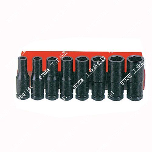 Genius Tools 天赋套筒 CM-004 3/8＂系列8件套公制气动长套筒组
