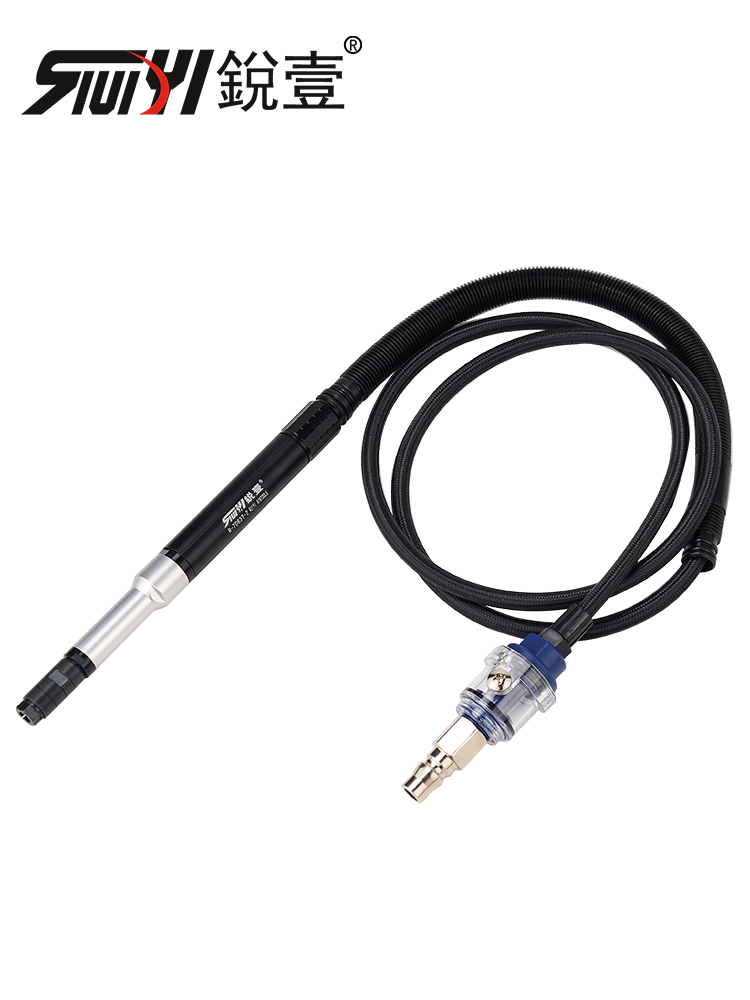 锐壹 R-70637气动风磨笔加长杆气动打磨机内孔研磨笔深孔刻磨机