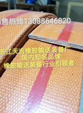 黄色传送带平胶带 面机磨米机电机传动带大米粮食斗式提升机皮带