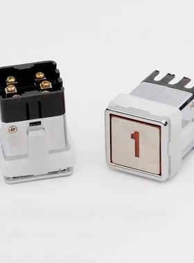 AK13杂物梯货梯餐梯按钮开关电梯AK03方形按钮尺寸30*30