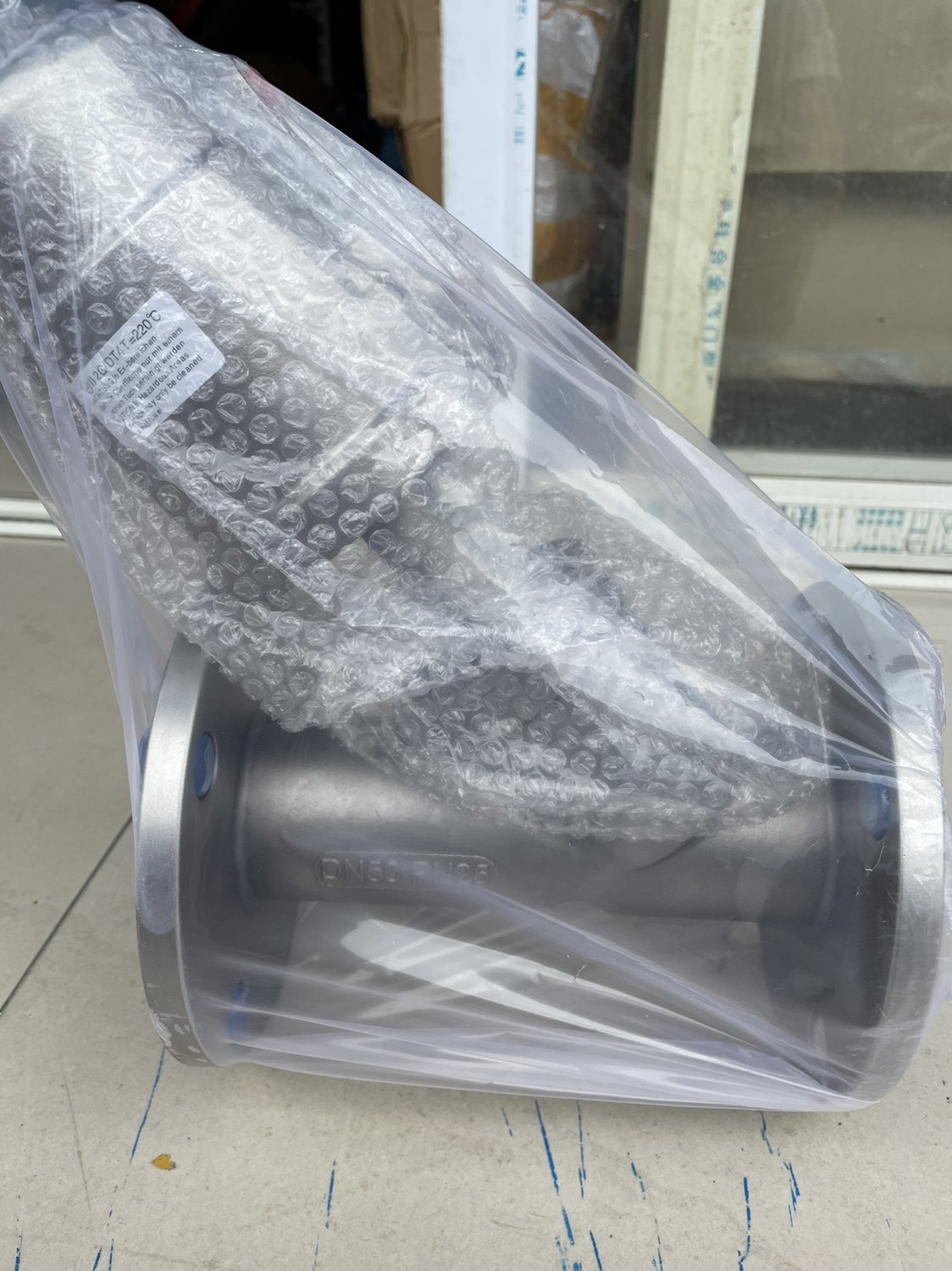 江苏欧莎阀门/304气动Y型不锈钢法兰式角座阀大头耐高温蒸汽角阀,畜牧/养殖物资,赶猪器,淘宝优惠券,粉丝福利购,淘宝优惠卷