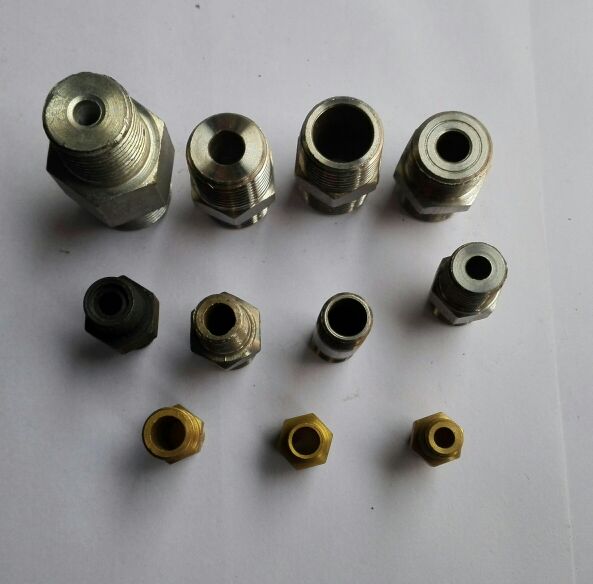 两头外螺纹压力表接双丝