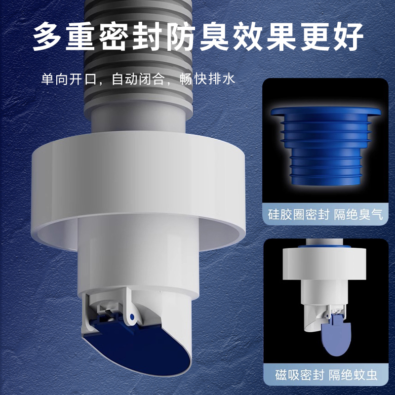 下水管道堵口盖神器防臭