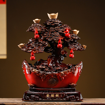 手工艺品招财进宝发树摆