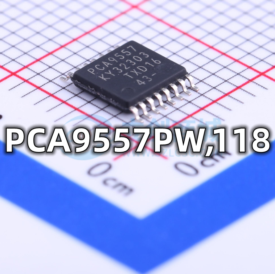 全新原装 PCA9557PW,118 丝印PCA955 封装TSSOP-16接口扩展器芯片
