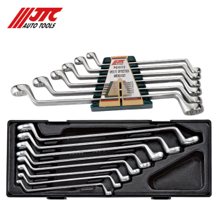 台湾JTC汽修专用工具 75度雾面梅花扳手扳子JTCPQ0607JTCK6081