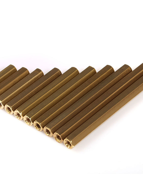 环保六角双通铜柱隔离柱M3M4*x16x18x20x22x25x30x35x40x45x50x60