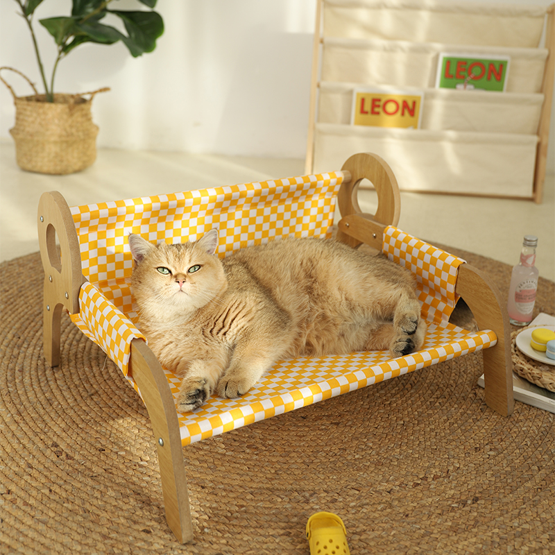 猫窝四季通用咪睡觉离地