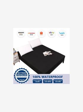 Waterproof bed sheet, machine washable mattress cover, urine