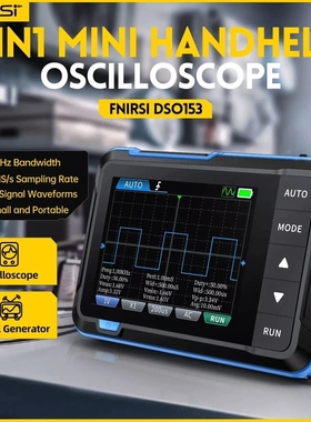 FNIRSI DSO153 2in1 Handheld Digital Oscilloscope 5MSa/s 1MHz