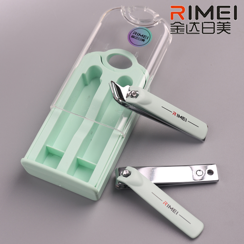 日美指甲刀家用指甲钳斜口指甲剪平口死皮修脚趾甲沟尖嘴尖头套装