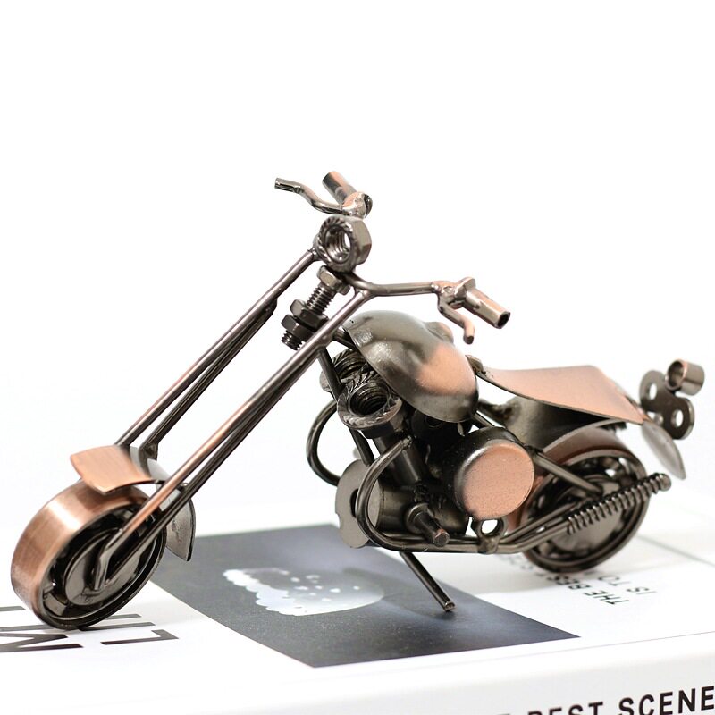 철 장식품 수제 금속 오토바이 모델 홈 액세서리 경치 좋은 기념품 국경 간 전자상거래 공급