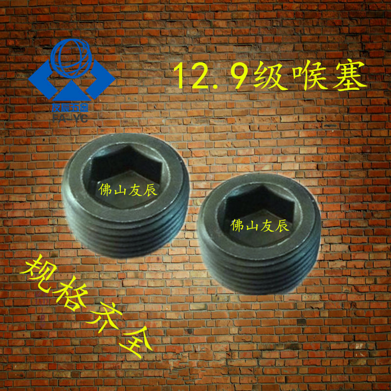 12.9级无头内六角止付螺丝PG1.5喉塞M10/M12/M14/M16/M18/M20/M33