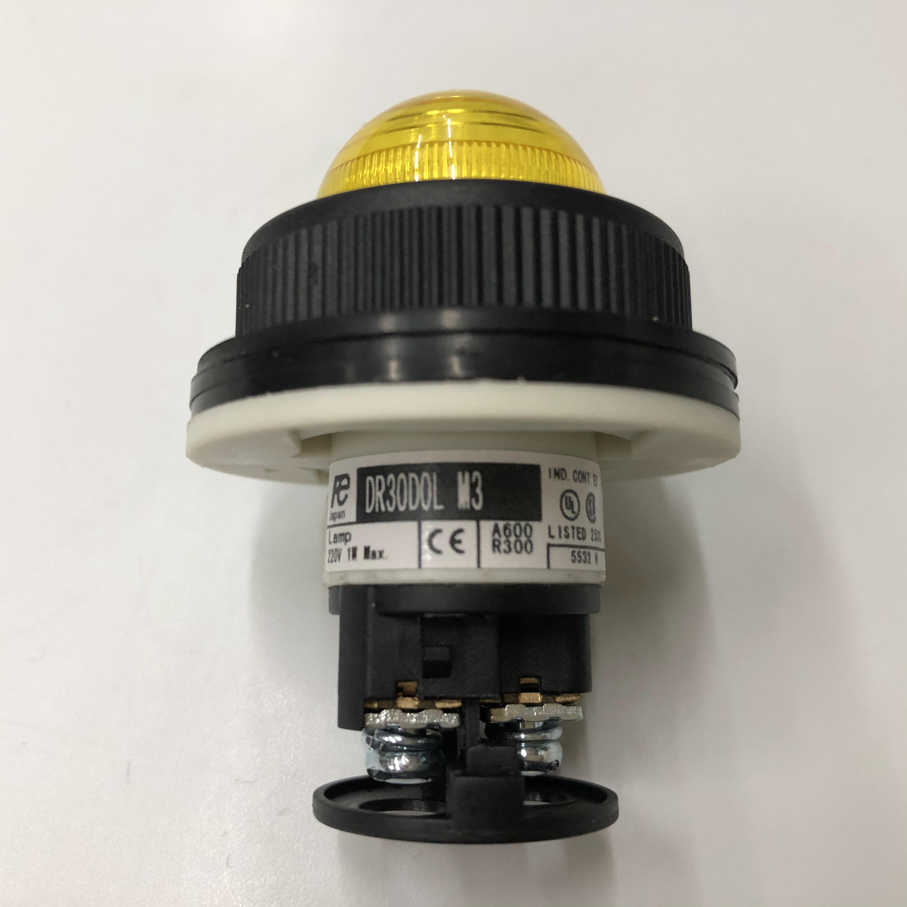 询价原装正品DR30DOL-M3Y 220V黄色日本富士指示灯议价