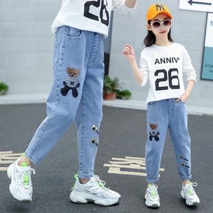 denim jeans Baby Girls Girl Kids Clothes pants for Children