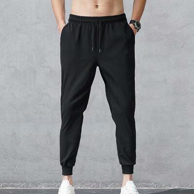 Ankle-tied Summer Adjustable Men Trousers for Daily Wear2021
