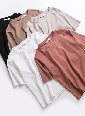 New T-shirts Women 2021 Vogue Vintage Tshirts Cotton Women O