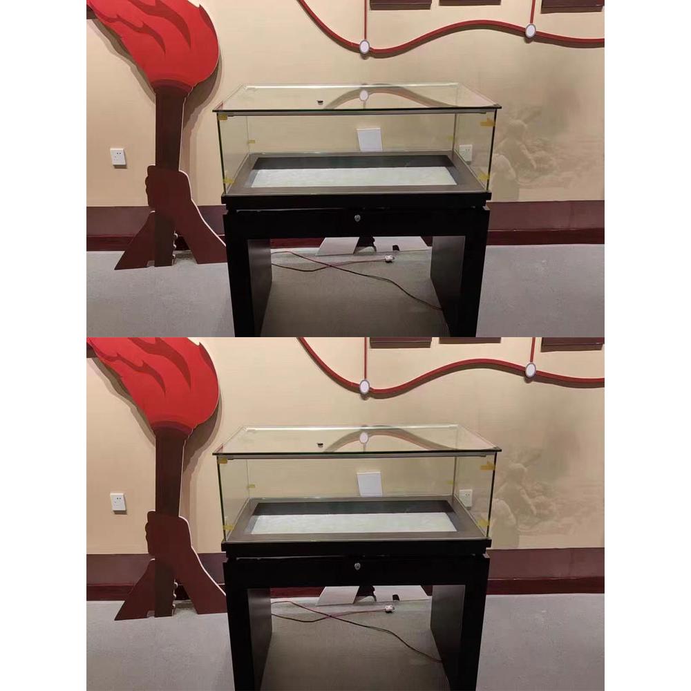 博物馆液压玻璃展示柜资