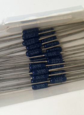 309R欧深蓝色1/4W 进口DALE发烧1%高精度精密金属膜电阻 可代310R