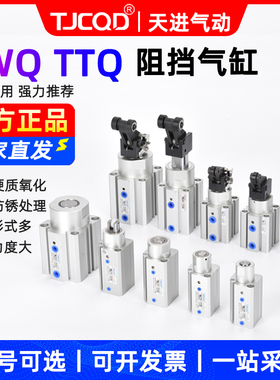 TJCQD气动杠杆式阻挡气缸TWQ/RSDB/TTQ/TWG/RSDG/RS2H/YGZX-K