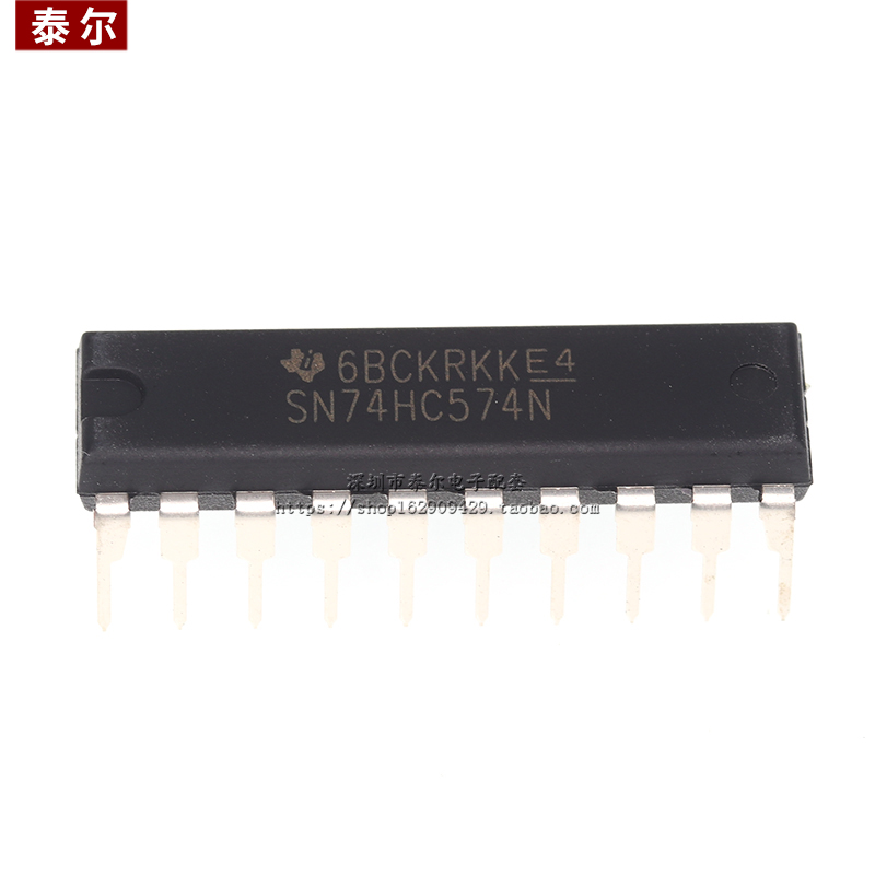 SN74HC574N DIP-20 原装进口 D型触发器 全新