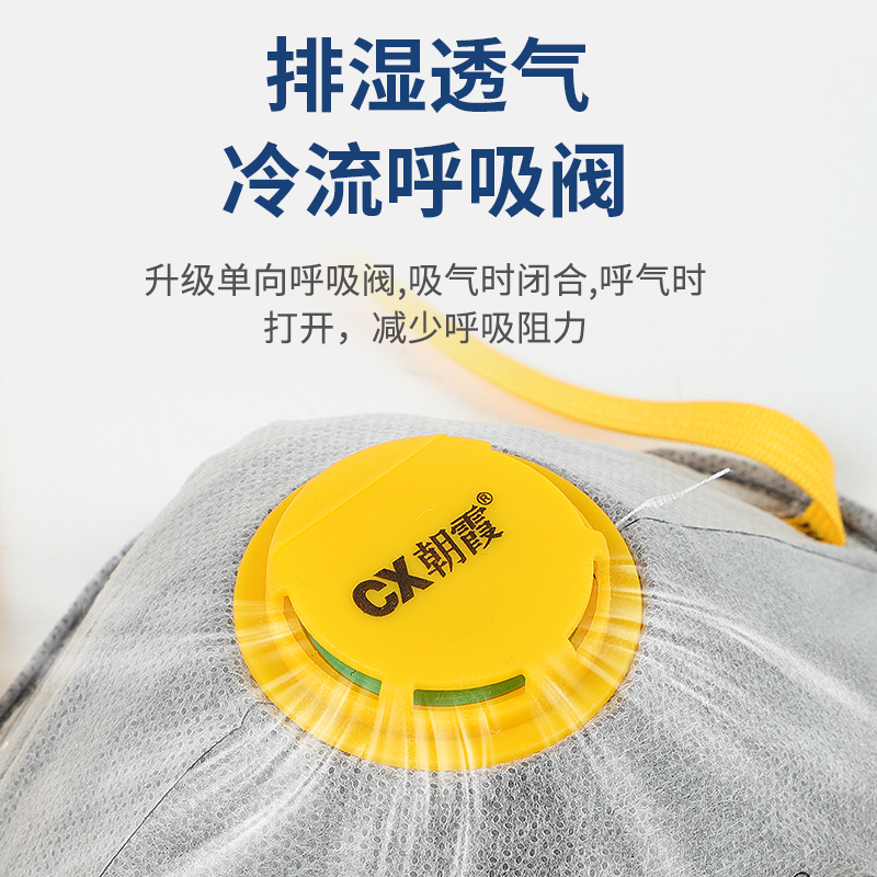 朝霞防尘口罩工业粉头戴