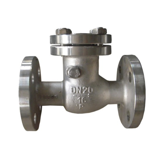 H44W-16P不锈钢止回阀不锈钢旋启式止回阀DN15 20 25 32 40 50 80