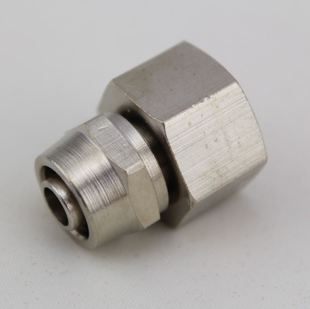 快拧接头铜镀镍快拧内螺纹直通PCF6-01 PCF6-02 03 04内螺纹直通