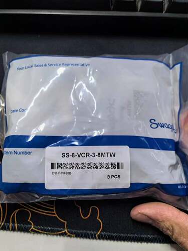 美国Swagelok世伟洛克316 不锈钢 VCR外螺纹焊接SS-8-VCR-3-8MTW