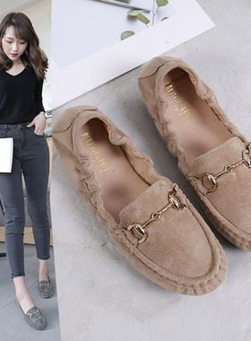 ladies summer flat shoes women flats sandal平底豆豆鞋女42 43
